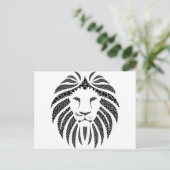Carte Postale LIon pointé (Debout devant)