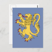 Carte Postale Lion Rampant (Devant / Derrière)