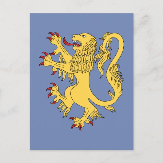 Carte Postale Lion Rampant (Devant)