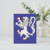 Carte Postale Lion Rampant Argent (Debout devant)