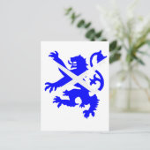 Carte Postale Lion rampant écossais (Debout devant)