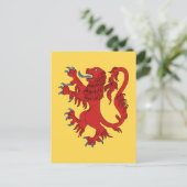 Carte Postale Lion Rampant Gules (Debout devant)