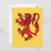 Carte Postale Lion Rampant Gules (Devant / Derrière)