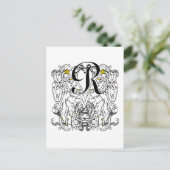 Carte Postale Lion Rampant Renaissance Mariage (Debout devant)