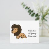 Carte Postale Lion Recovery Card (Debout devant)