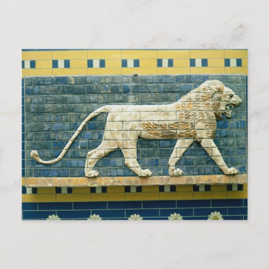 Carte Postale Lion représentant Ishtar (Devant)