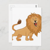 Carte Postale Lion Roar (Devant / Derrière)