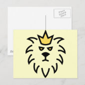 Carte Postale lion roi. (Devant / Derrière)
