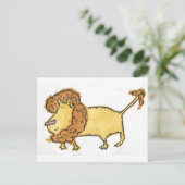 Carte Postale Lion souriant (Debout devant)