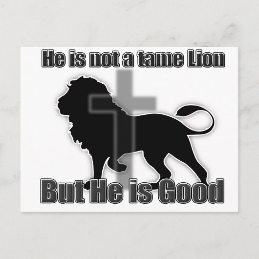 Carte Postale Lion Tame (Devant)