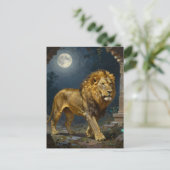 Carte Postale Lion Themed | Keeping in Touch (Debout devant)