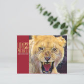 Carte Postale Lionne [Carte postale] (Debout devant)