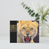 Carte Postale Lionne [Carte postale] (Debout devant)