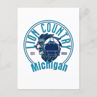 Carte Postale Lions country