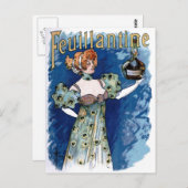 Carte Postale Liquide féodantin Publicité (Devant / Derrière)