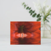 Carte Postale Liquide Rouge (Debout devant)