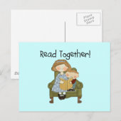 Carte Postale Lire ensemble des T-shirts et des cadeaux pour mam (Devant / Derrière)