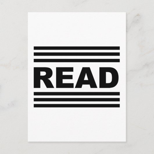 Carte Postale Lire Entre Les Lignes (Devant)