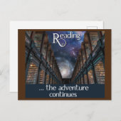 Carte Postale Lire ... l'aventure continue (Devant / Derrière)