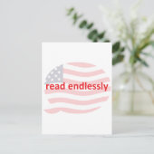 Carte Postale Lire sans fin (Debout devant)