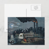 Carte Postale Lire sur le Mississippi (Devant / Derrière)