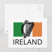 Carte Postale l'Irlande (Devant / Derrière)