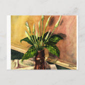 Carte Postale lis calla (Dos)