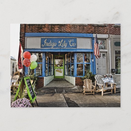 Carte Postale Lis Cie. d'indigo (Devant)