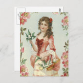 Carte Postale Lis de la jeune fille de Vally (Devant / Derrière)