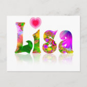 Carte Postale Lisa (Devant)