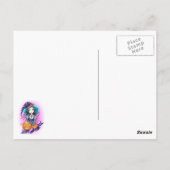Carte postale "Lisa" Halloween Citrouille Witch (Dos)