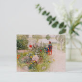 Carte Postale Lisbeth dans le Jardin des Fleurs (Debout devant)