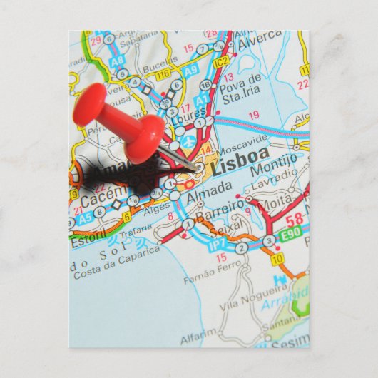 Carte Postale Lisboa, Lisbonne, Portugal (Devant)