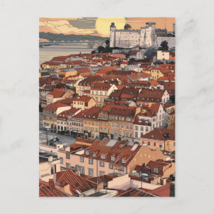 Carte Postale Lisbon Portugal