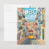 Carte Postale Lisbon Portugal Alfama (Devant / Derrière)