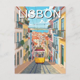 Carte Postale Lisbon Portugal Alfama