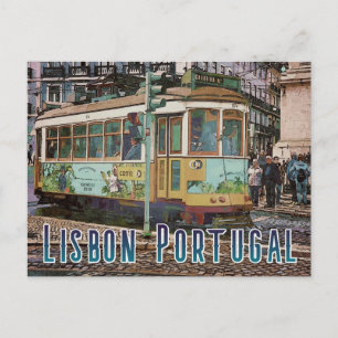 Carte Postale Lisbon Portugal Travel Postcard