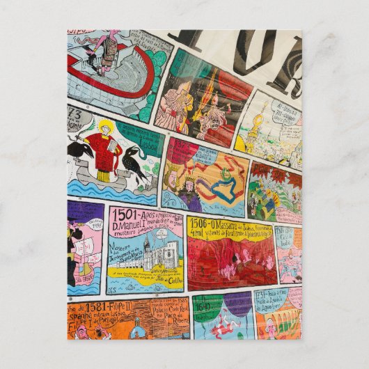 Carte postale Lisbonne, Carte postale amusante, Gr (Devant)