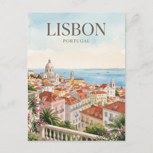 Carte Postale Lisbonne Portugal
