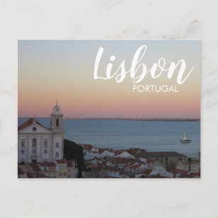 Carte Postale Lisbonne Portugal Alfama Sunset