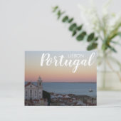 Carte Postale Lisbonne Portugal Alfama Sunset (Debout devant)