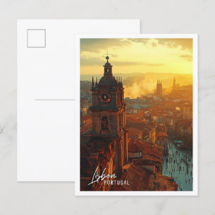 Carte Postale Lisbonne Portugal Belle ville