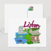 Carte Postale Lisbonne - Portugal.png (Devant / Derrière)
