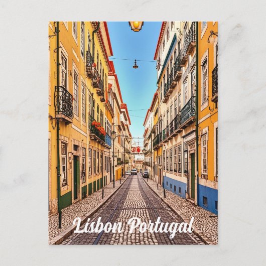 Carte Postale Lisbonne Portugal vintage (Devant)
