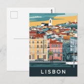 Carte Postale Lisbonne Portugal Voyages (Devant / Derrière)