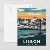 Carte Postale Lisbonne Portugal Voyages (Devant / Derrière)