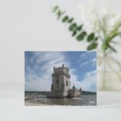 Carte postale Lisbonne-Torre de Belem (Debout devant)
