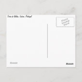 Carte postale Lisbonne-Torre de Belem (Dos)