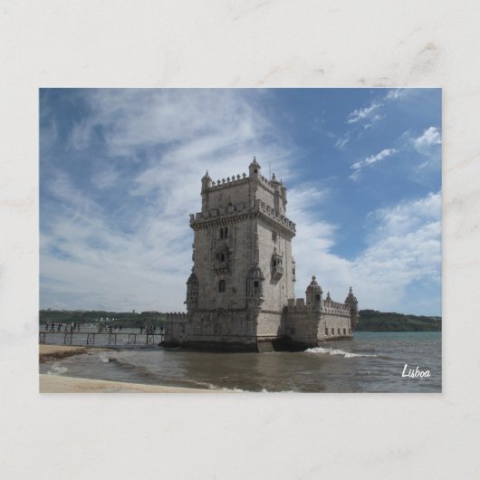 Carte postale Lisbonne-Torre de Belem (Devant)