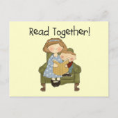Carte Postale Lisez Ensemble Maman et Garçon Tshirts et cadeaux (Devant)